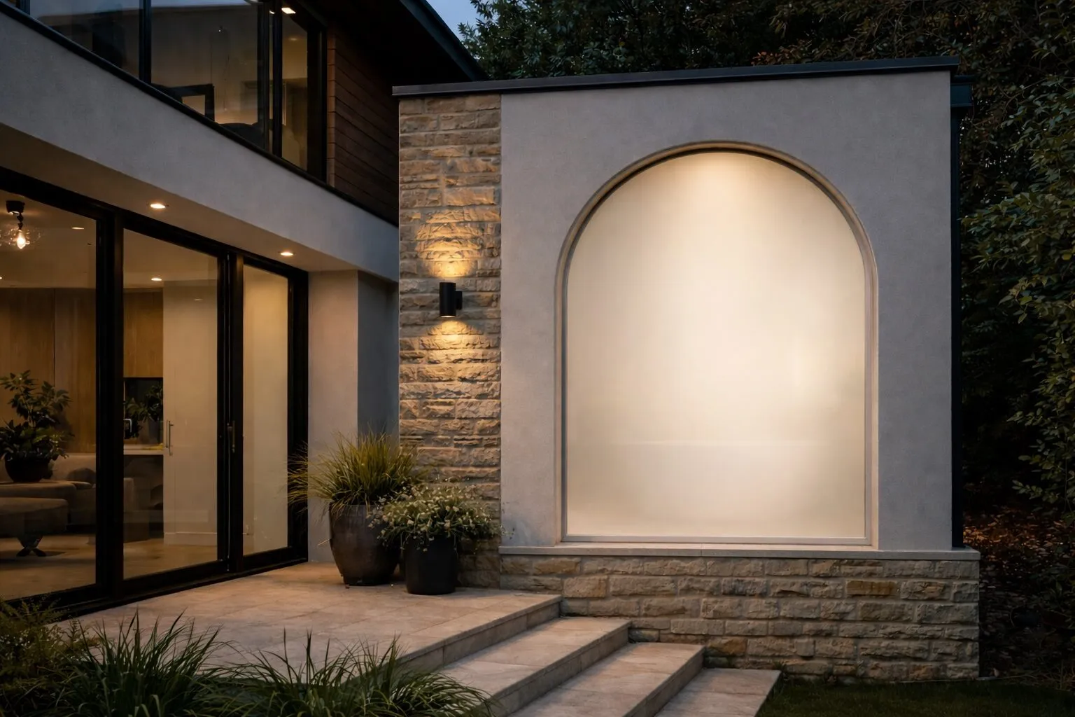 Reverse Switchable — frosted privacy