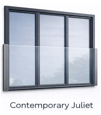 Contemporary Juliet balcony