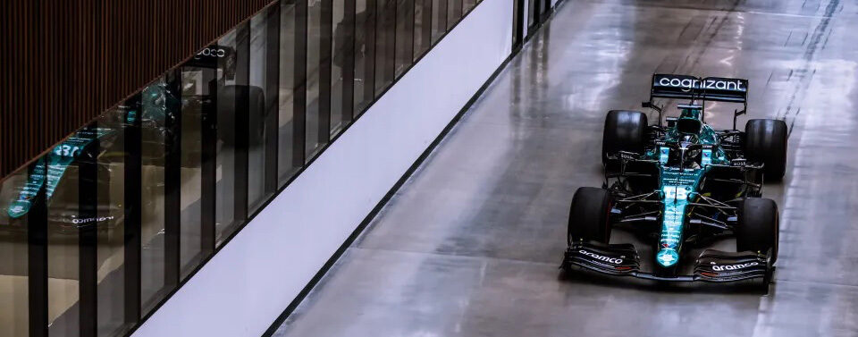 Aston Martin F1 Factory glazing by We Supply Glass